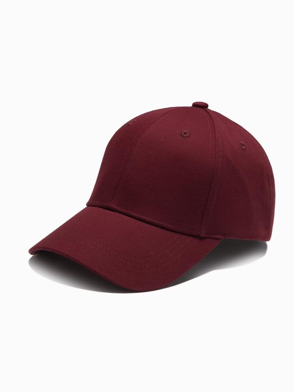Ombre Ombre Men's one-color baseball cap - maroon
