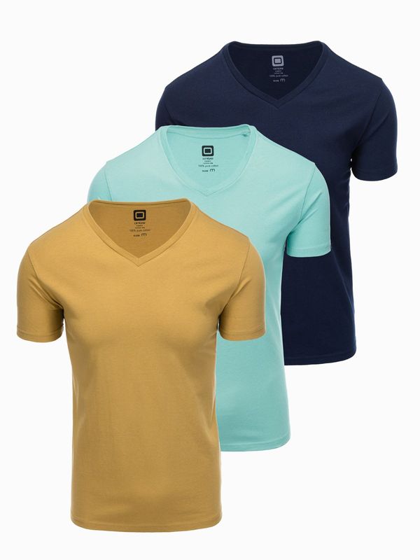 Ombre Ombre Men's plain t-shirt - mix 3