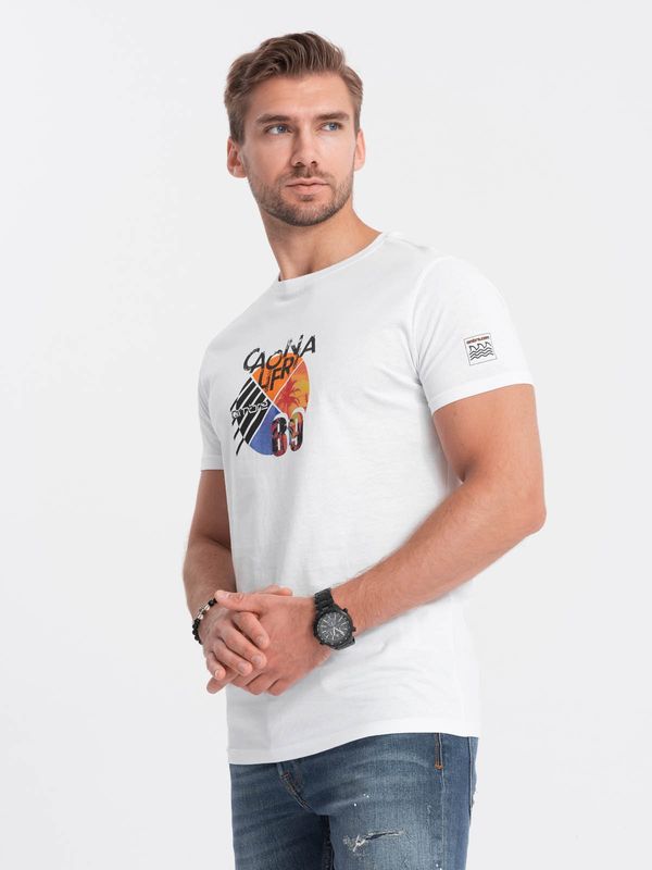 Ombre Ombre Men's printed cotton t-shirt