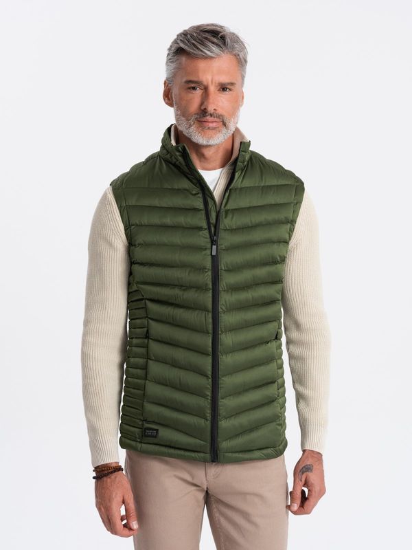 Ombre Ombre Men's quilted vest