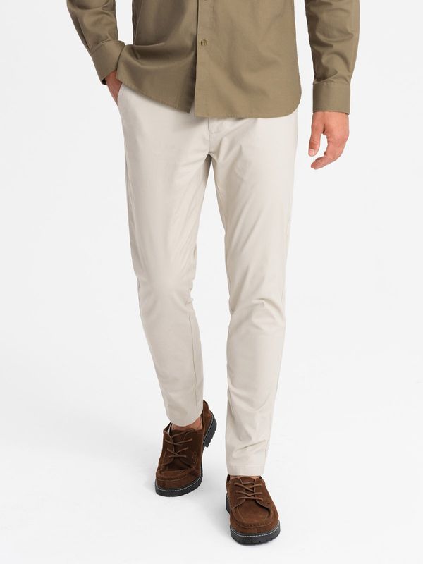 Ombre Ombre Men's REGULAR FIT uniform chino pants - beige