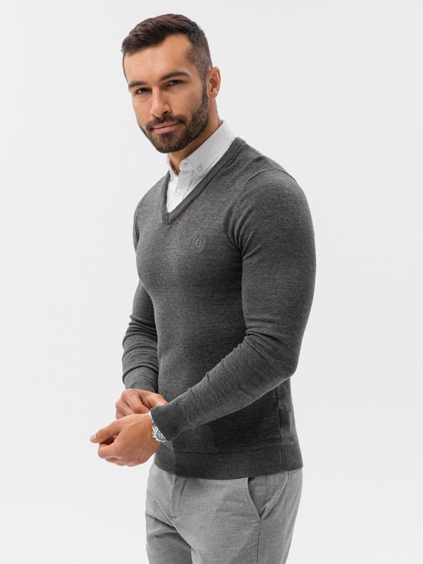 Ombre Ombre Men's sweater with white collar