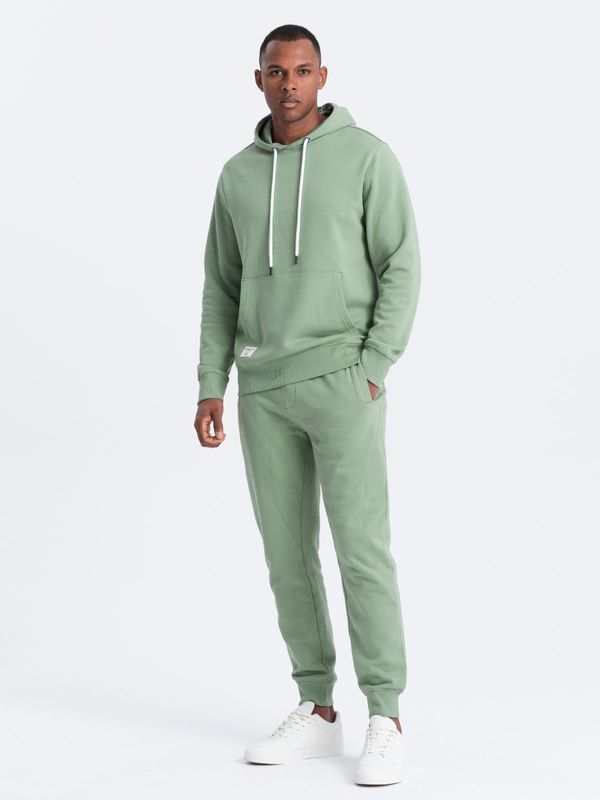 Ombre Ombre Men's sweatshirt set kangaroo sweatshirt + jogger pants