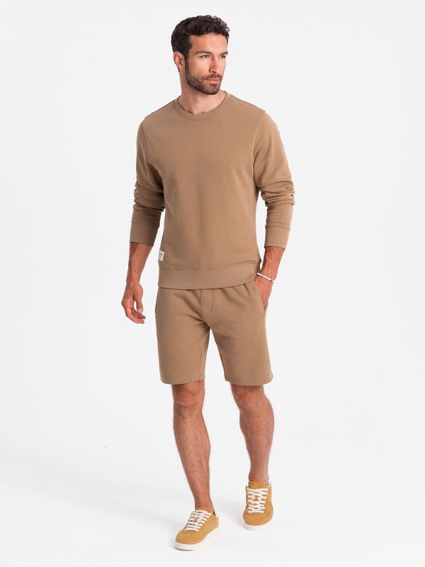 Ombre Ombre Men's sweatshirt set sweatshirt + shorts
