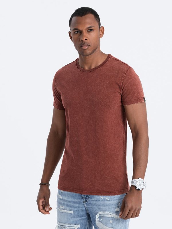 Ombre Ombre Men's T-shirt with ACID WASH effect