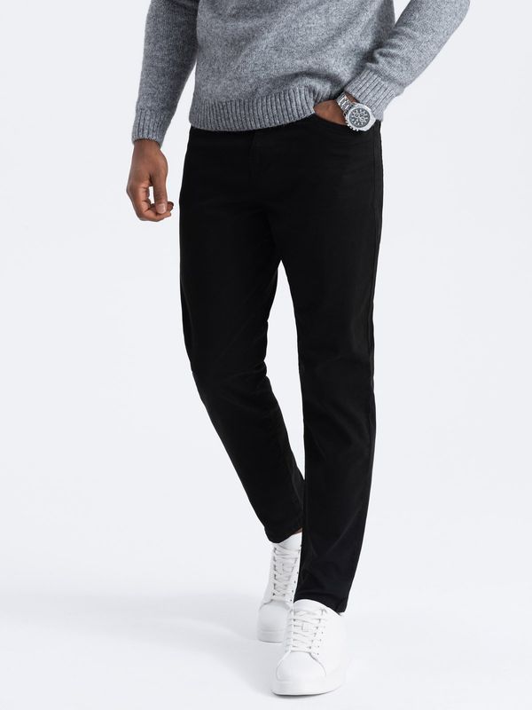 Ombre Ombre Men's tailored chino pants - black