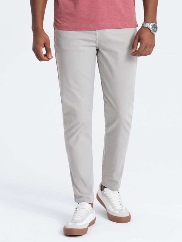 Ombre Ombre Men's tailored chino pants - gray