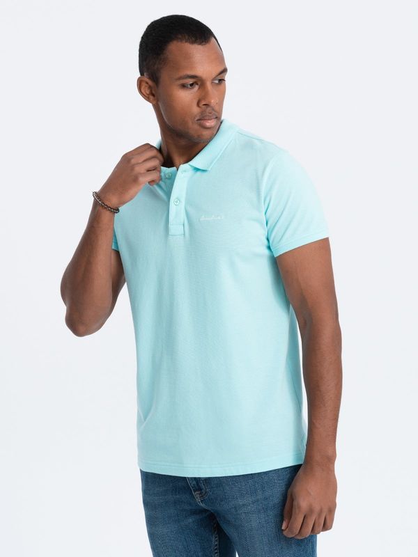 Ombre Ombre Pique knit polo shirt