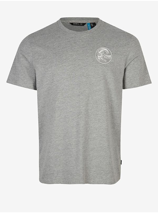 O'Neill ONeill Men's Grey Heather O'Neill Circle Surfer T-Shirt - Men's