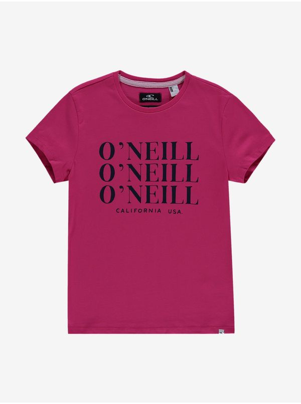 O'Neill ONeill O'Neill All Year Girls' T-Shirt Dark Pink - Boys