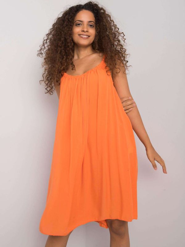 Och Bella Orange dress Och Bella wjok0267. R31