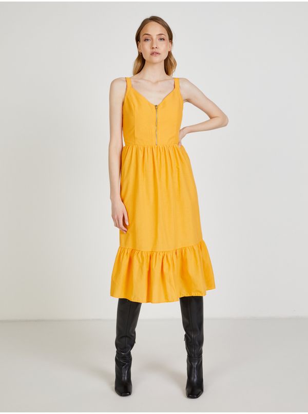 Trendyol Orange Dress with straps Trendyol - Women's