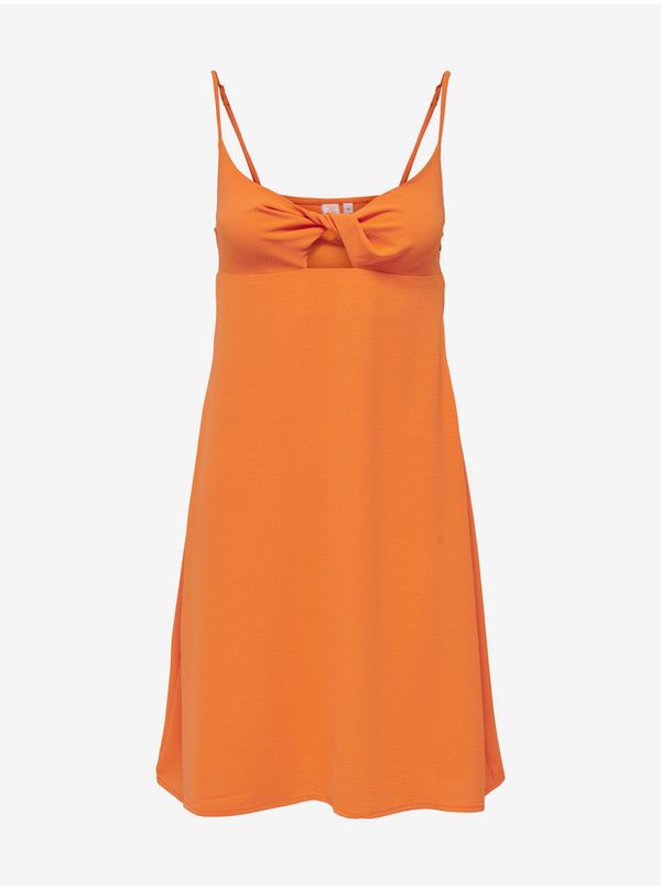 Only Orange Ladies Dress ONLY Mette - Ladies