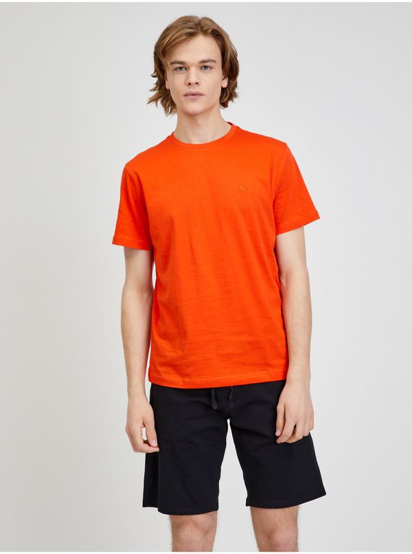 Lerros Orange men's basic T-shirt LERROS - Men