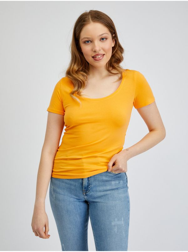 Orsay Orange women's basic T-shirt ORSAY