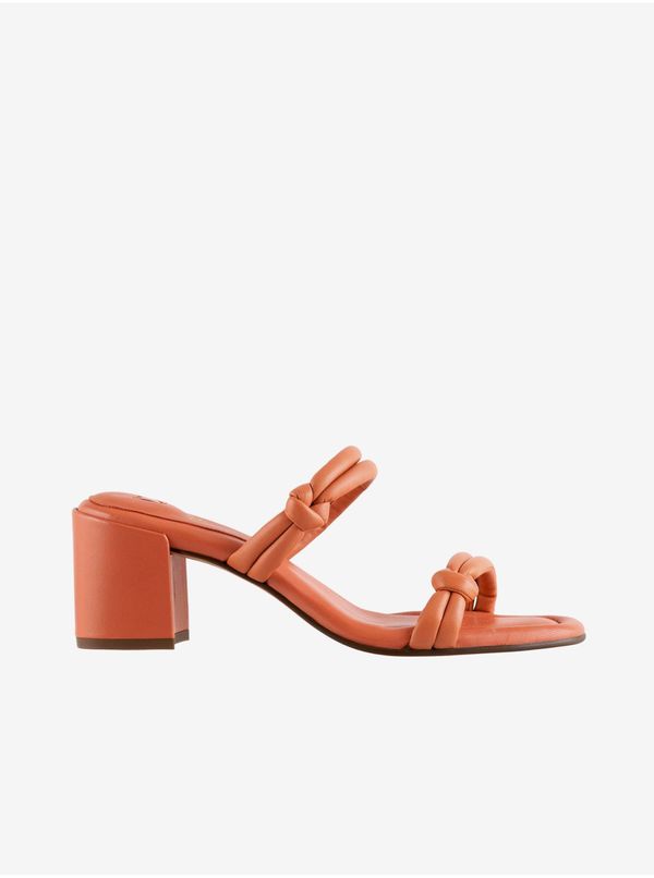 Högl Orange Women's Leather Slippers with heels Högl Grace - Ladies