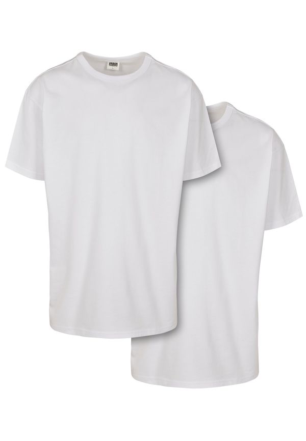 UC Men Organic Base T-Shirt 2-Pack White+White
