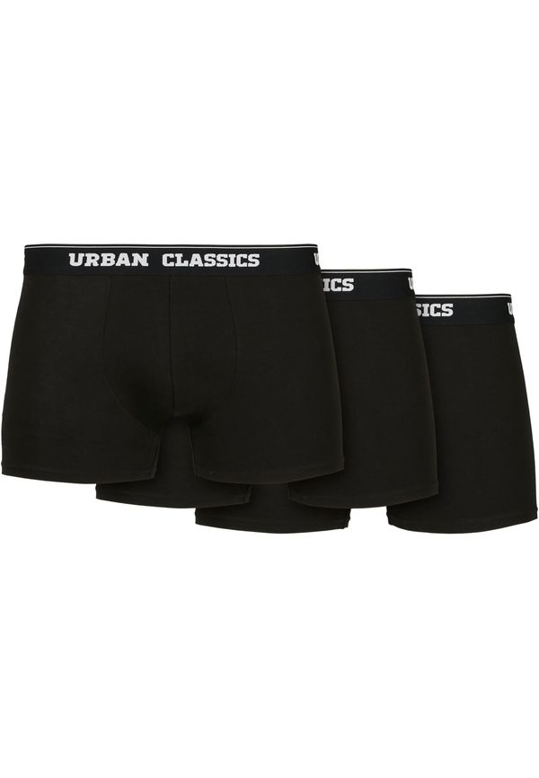 UC Men Organic Boxer Shorts 3-Pack Black+Black+Black