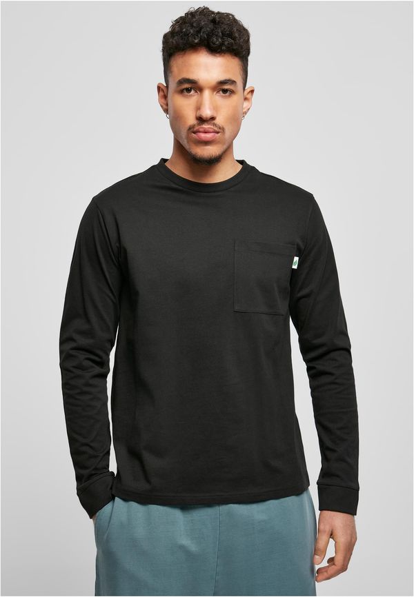 Urban Classics Organic LS Base Pocket Black