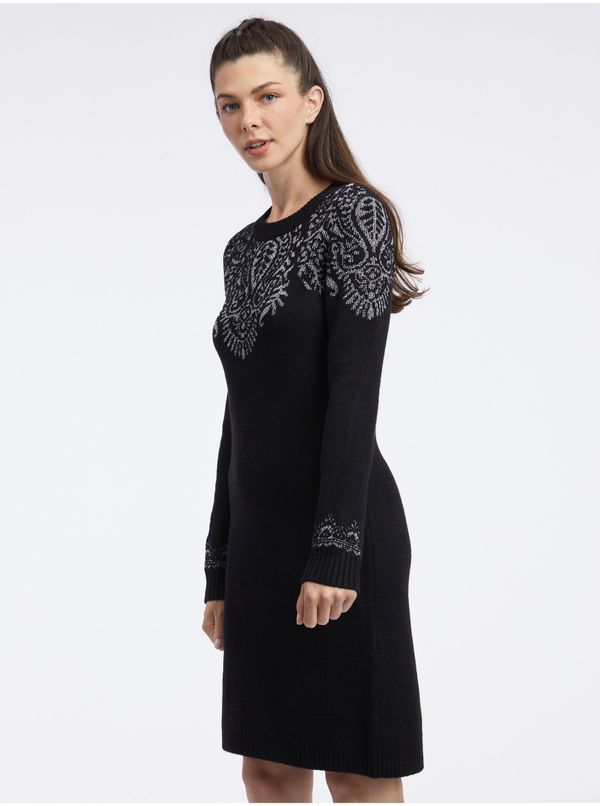 Orsay Orsay Black Ladies Sweater Dress - Women