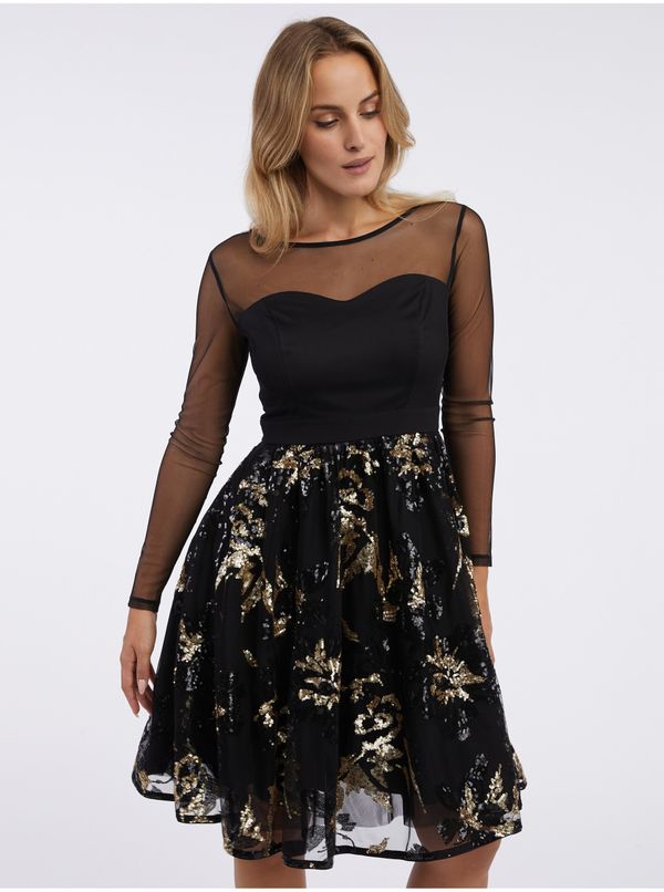 Orsay Orsay Black women's dress with sequins - Women's