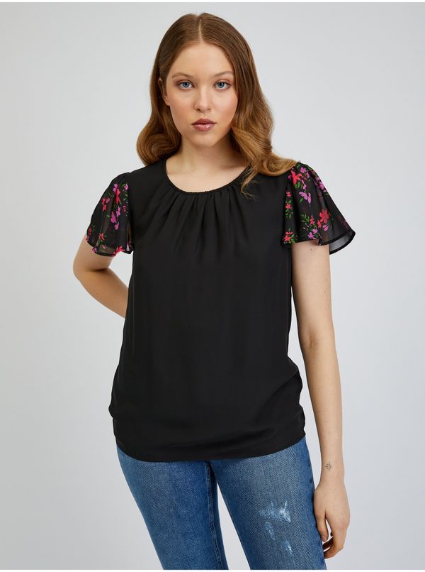 Orsay Orsay Black Womens Patterned T-Shirt - Women