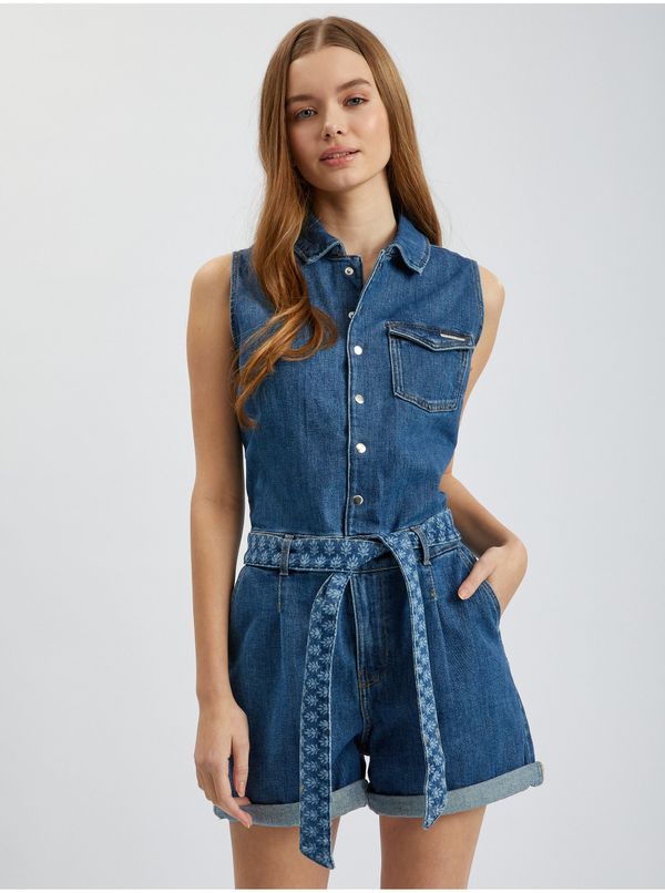 Orsay Orsay Blue Denim Overall - Women