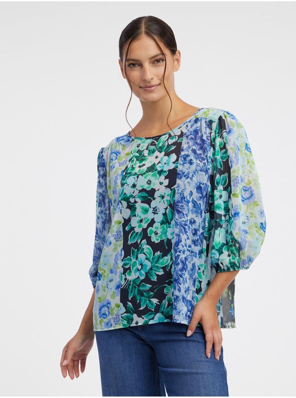 Orsay Orsay Blue Women's Floral Blouse - Women
