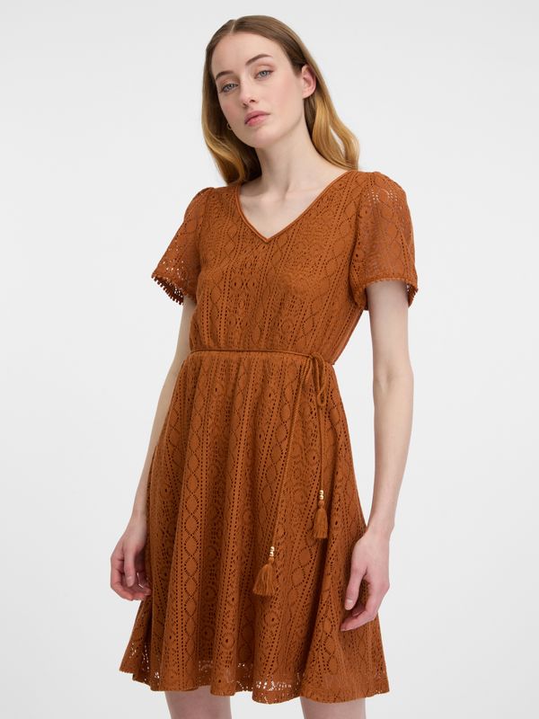 Orsay Orsay Brown women's dress - Women's