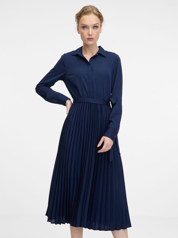 Orsay Orsay Dark blue women's midi dress - Women's