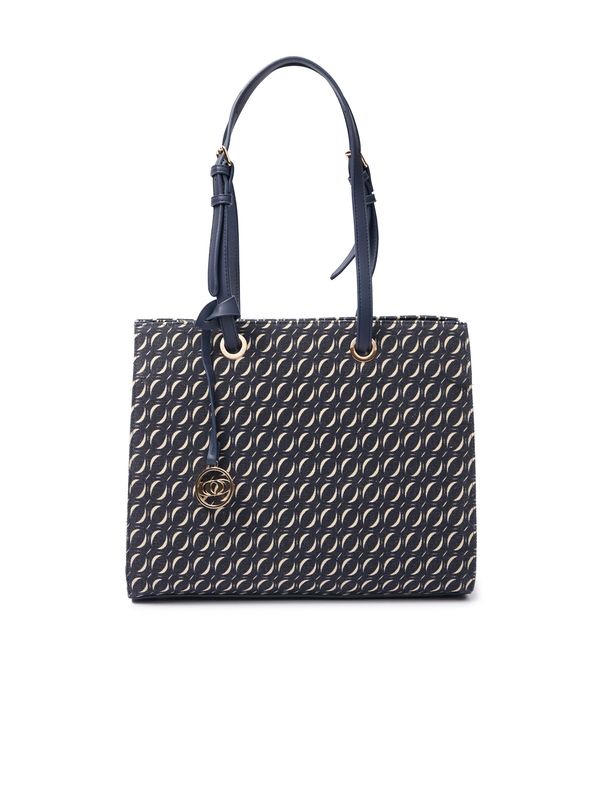Orsay Orsay Dark Blue Women's Patterned Handbag - Women's