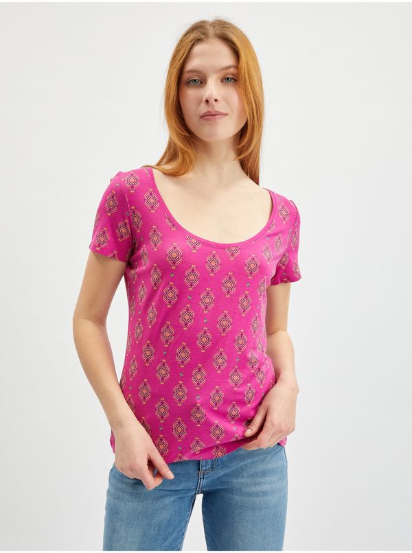 Orsay Orsay Dark pink Women Patterned T-Shirt - Women