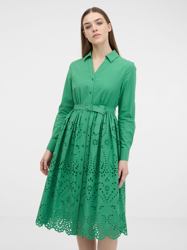 Orsay Orsay Green Ladies Shirt Dress - Women