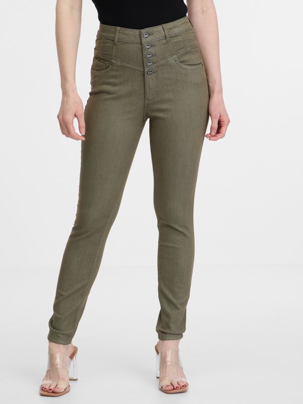 Orsay Orsay Khaki Womens Skinny Fit Jeans - Women