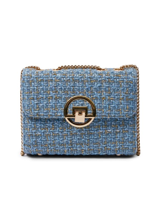 Orsay Orsay Light blue women's tweed handbag - Women