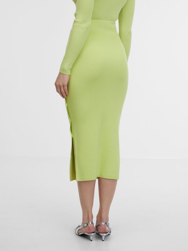 Orsay Orsay Light Green Women's Midi Sweater Skirt - Women's