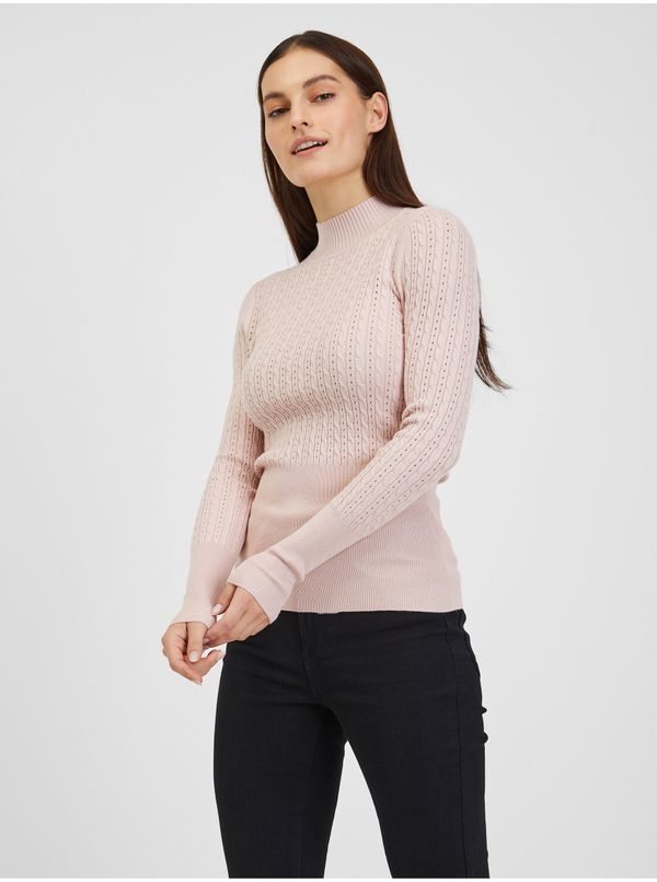 Orsay Orsay Light pink ladies sweater - Women