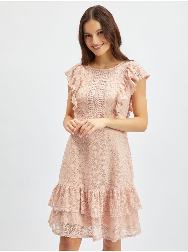 Orsay Orsay Old Pink Ladies Lace Dress - Women