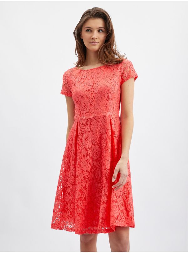 Orsay Orsay Pink Ladies Lace Dress - Women