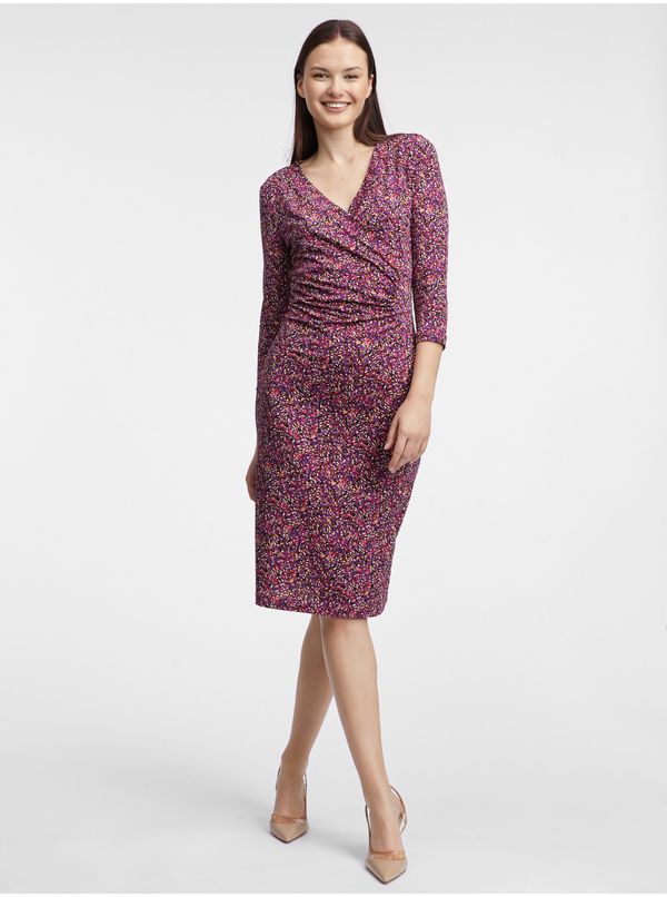 Orsay Orsay Purple Women Patterned Sheath Dress - Women