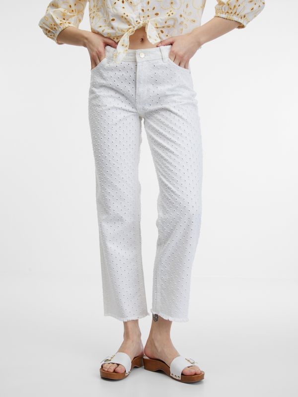 Orsay Orsay White Ladies Pants - Women