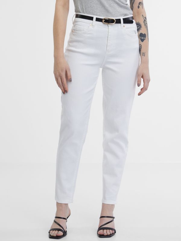 Orsay Orsay White Women's Mom Jeans - Women's