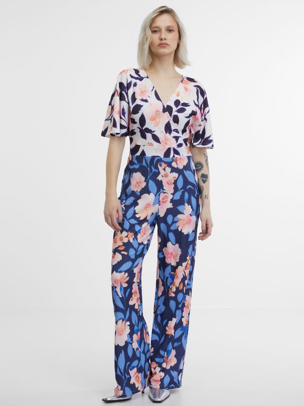 Orsay Orsay Women's Navy Blue Floral Jumpsuit - Women's