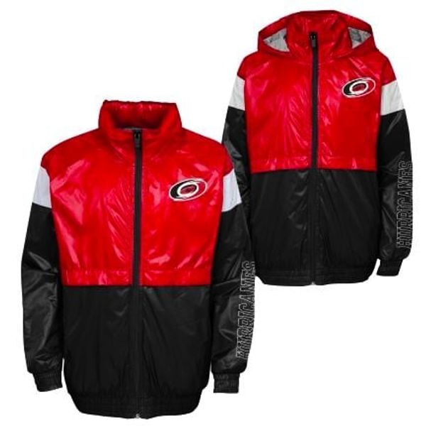 Outerstuff Outerstuff Children's Jacket GOAL LINE STANCE FZ WINDBREAKE CAROLINA HURRICANES