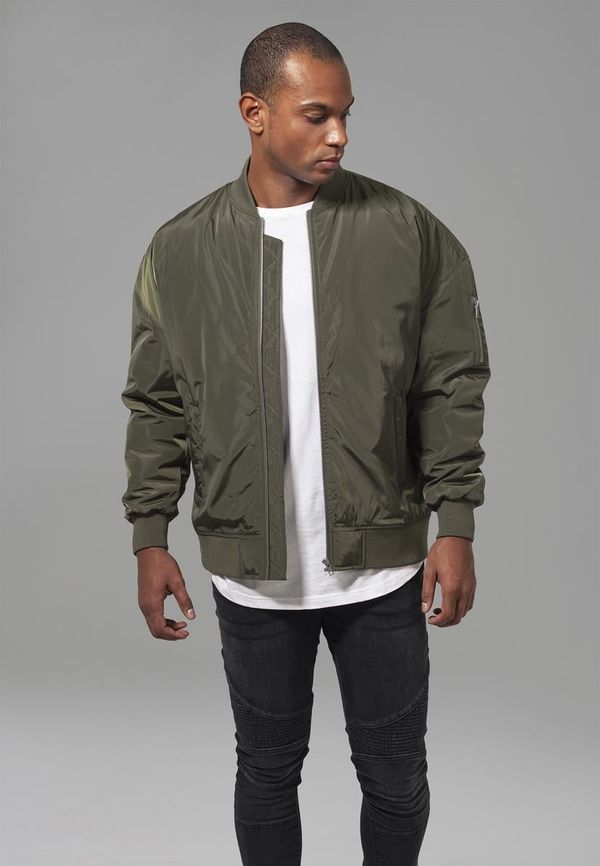 UC Men Oversized Bomber Jacket Dark Olive