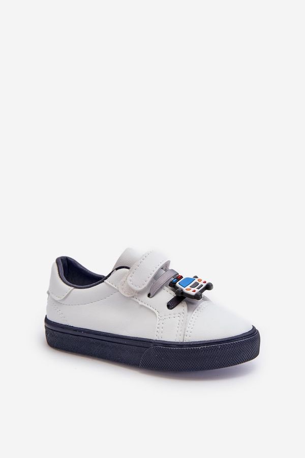 PA1 PA1 Children's sneakers with velcro white-navy Pennyn