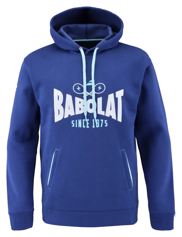 Babolat Pánská mikina Babolat  Exercise Hood Sweat Men Estate Blue L