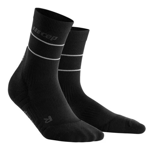 Cep Pánské běžecké ponožky CEP Reflective černé, IV