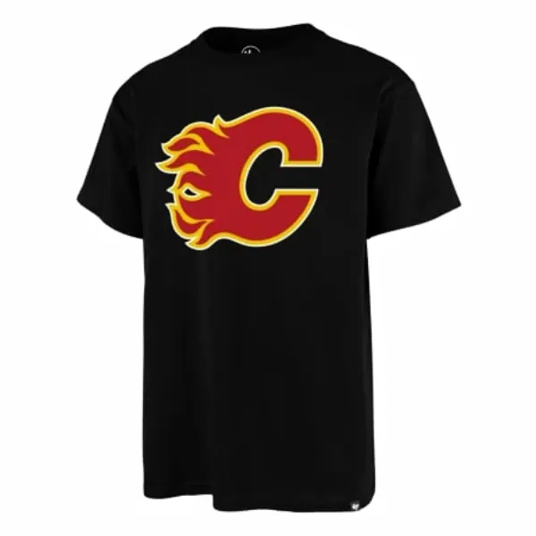 47 Brand Pánské tričko 47 Brand  NHL Calgary Flames Imprint ’47 Echo Tee