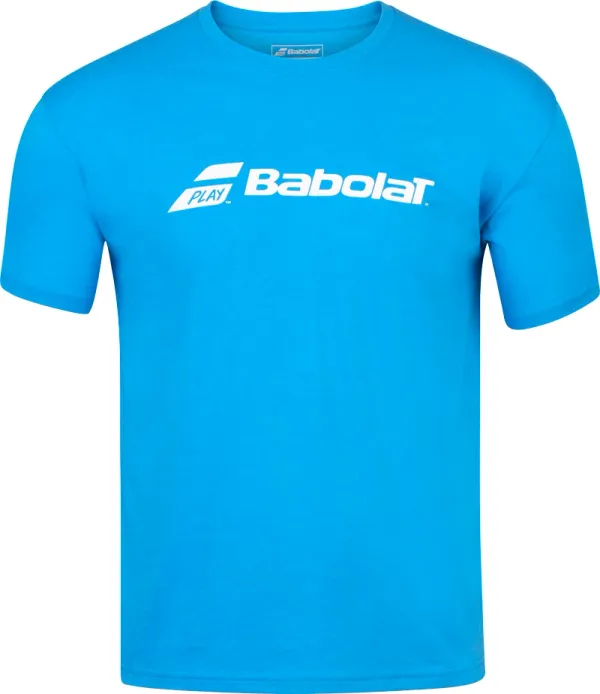Babolat Pánské tričko Babolat Exercise Tee Blue, XXL